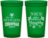 Custom Christmas 22 oz Translucent Cups - Naughty Or Nice | 280069