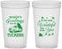 Custom Christmas 22 oz Translucent Cups - Season Greetings | 280071