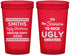 Custom Christmas 22 oz Translucent Cups - Ugly Sweater | 280080