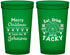 Custom Christmas 22 oz Translucent Cups - Eat Drink Tacky | 280081