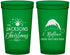 Custom Christmas 22 oz Translucent Cups - Santa Claus | 280085