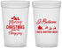 Custom Christmas 22 oz Translucent Cups - Santa Claus | 280086