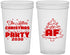 Custom Christmas 22 oz Translucent Cups - Lit Af | 280090