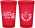Custom Christmas 22 oz Translucent Cups - Snowman | 280096