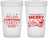 Custom Christmas 22 oz Translucent Cups - Cocktail | 280098