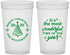 Custom Christmas 22 oz Translucent Cups - Wonderful Time For A Beer | 280099
