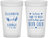 Custom Wedding 22 oz Translucent Cups - To Have And To Hold | 281
