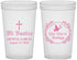 Custom Baptism 22 oz Translucent Cups - Mi Bautizo | 290000