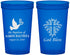Custom Baptism 22 oz Translucent Cups - God Bless | 290007