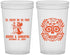 Custom Wedding 22 oz Translucent Cups - Til Death Do Us Part | 297