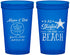 Custom Wedding 22 oz Translucent Cups - Started On The Beach | 298