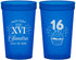 Custom 16th Birthday 22 oz Translucent Cups - Cupcake | 300007