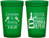 Custom Wedding 22 oz Translucent Cups - Fiesta Siesta Tequila Repeat | 306