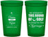 Custom Wedding 22 oz Translucent Cups - We Interrupt Golf | 309