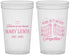 Custom Memorial 22 oz Translucent Cups - Gone But Never Forgotten | 310001