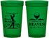Custom Memorial 22 oz Translucent Cups - Fairway To Heavens | 310008