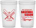 Custom Wedding 22 oz Translucent Cups - We Interrupt Baseball | 313