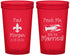 Custom Wedding 22 oz Translucent Cups - Crawfish Boil | 330