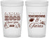 Custom Homecoming 22 oz Translucent Cups - Touchdowns And Tiaras | 330010