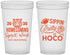 Custom Homecoming 22 oz Translucent Cups - Hoco Spirit Week | 330014