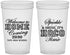 Custom Homecoming 22 oz Translucent Cups - Sparkle Shine Hoco Time | 330017