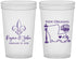 Custom Wedding 22 oz Translucent Cups - New Orleans | 334