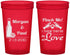 Custom Wedding 22 oz Translucent Cups - Crawfish Boil Pinch Me | 337