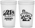 Custom 21st Birthday 22 oz Translucent Cups - Legal At Last Vegas | 340003