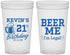 Custom 21st Birthday 22 oz Translucent Cups - Beer Me I Am Legal | 340014