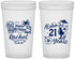 Custom 21st Birthday 22 oz Translucent Cups - Aloha Hawaii | 340016