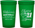 Custom 21st Birthday 22 oz Translucent Cups - Cheers To Twenty One Years | 340019