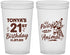 Custom 21st Birthday 22 oz Translucent Cups - Party Like An Animal Giraffe | 340022