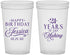 Custom 21st Birthday 22 oz Translucent Cups - Twenty One Years In The Making | 340023