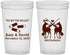Custom Wedding 22 oz Translucent Cups - We Bit The Bullet | 343