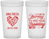 Custom Wedding 22 oz Translucent Cups - Journey Traveling With | 354