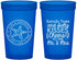 Custom Wedding 22 oz Translucent Cups - Sandy Feet Salty Kisses | 355