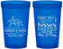 Custom Wedding 22 oz Translucent Cups - Sandy Feet Salty Kisses | 356