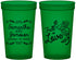 Custom Wedding 22 oz Translucent Cups - Fall In Love | 377