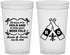 Custom Wedding 22 oz Translucent Cups - Fleur De Lis | 378
