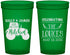 Custom Wedding 22 oz Translucent Cups - Tractor | 381