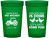 Custom Wedding 22 oz Translucent Cups - Got Hitched Tractor | 397