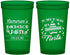 Custom Bachelor Party 22 oz Translucent Cups - Siesta Fiesta Mexican | 40000