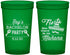 Custom Bachelor Party 22 oz Translucent Cups - Fiesta No Manana | 40002