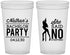 Custom Bachelor Party 22 oz Translucent Cups - She Said No Strip Club | 40005