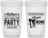 Custom Bachelor Party 22 oz Translucent Cups - Strip Club | 40006
