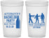 Custom Bachelor Party 22 oz Translucent Cups - Bar Crawl | 40010