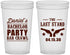 Custom Bachelor Party 22 oz Translucent Cups - The Last Stand | 40016