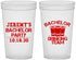 Custom Bachelor Party 22 oz Translucent Cups - Drinking Team | 40020