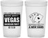 Custom Bachelor Party 22 oz Translucent Cups - Las Vegas | 40026