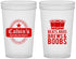 Custom Bachelor Party 22 oz Translucent Cups - Brews And Boobs | 40031